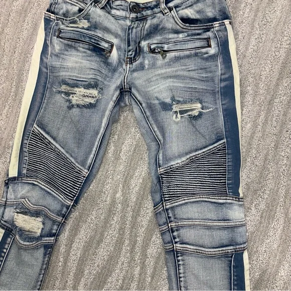 Crysp Denim Richardson Biker Skinny Jeans Men’s Size 30 - Picture 3 of 9